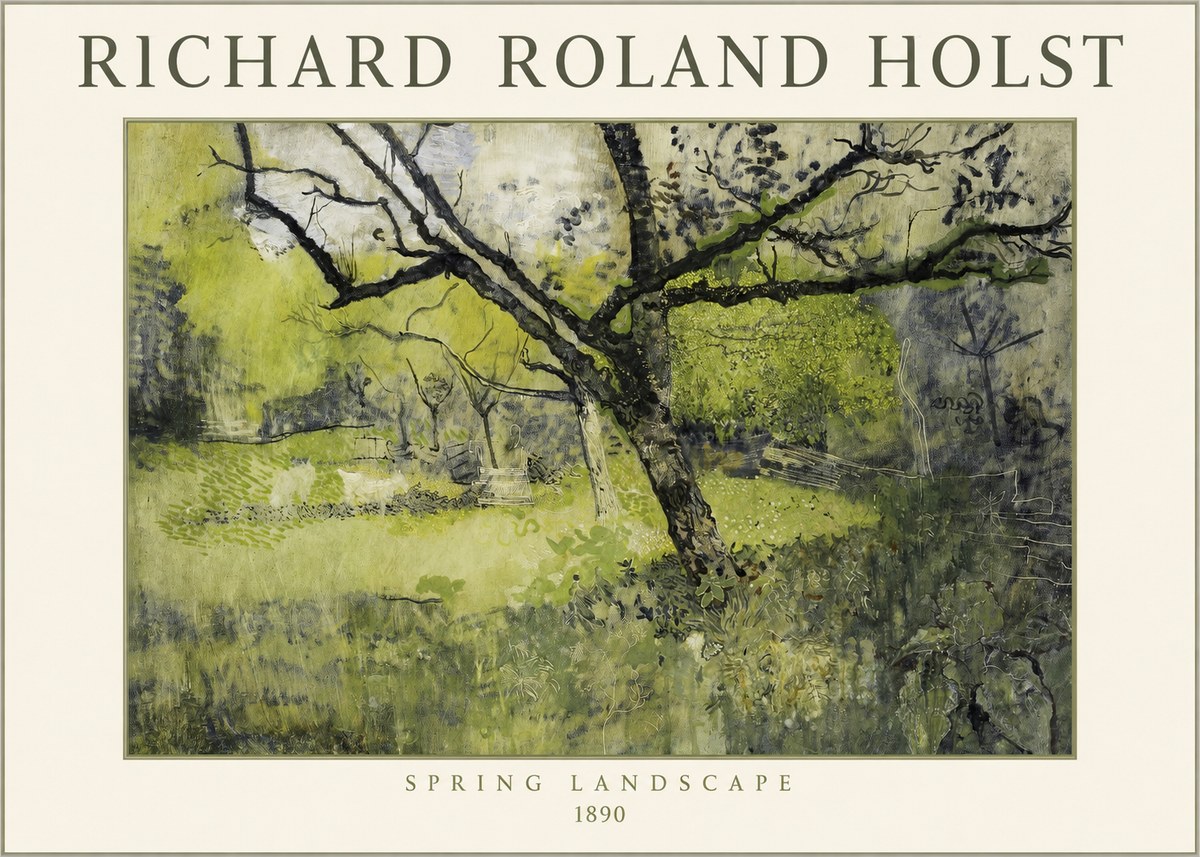 Richard Roland Holst Spring Landscape No1 - Affiche