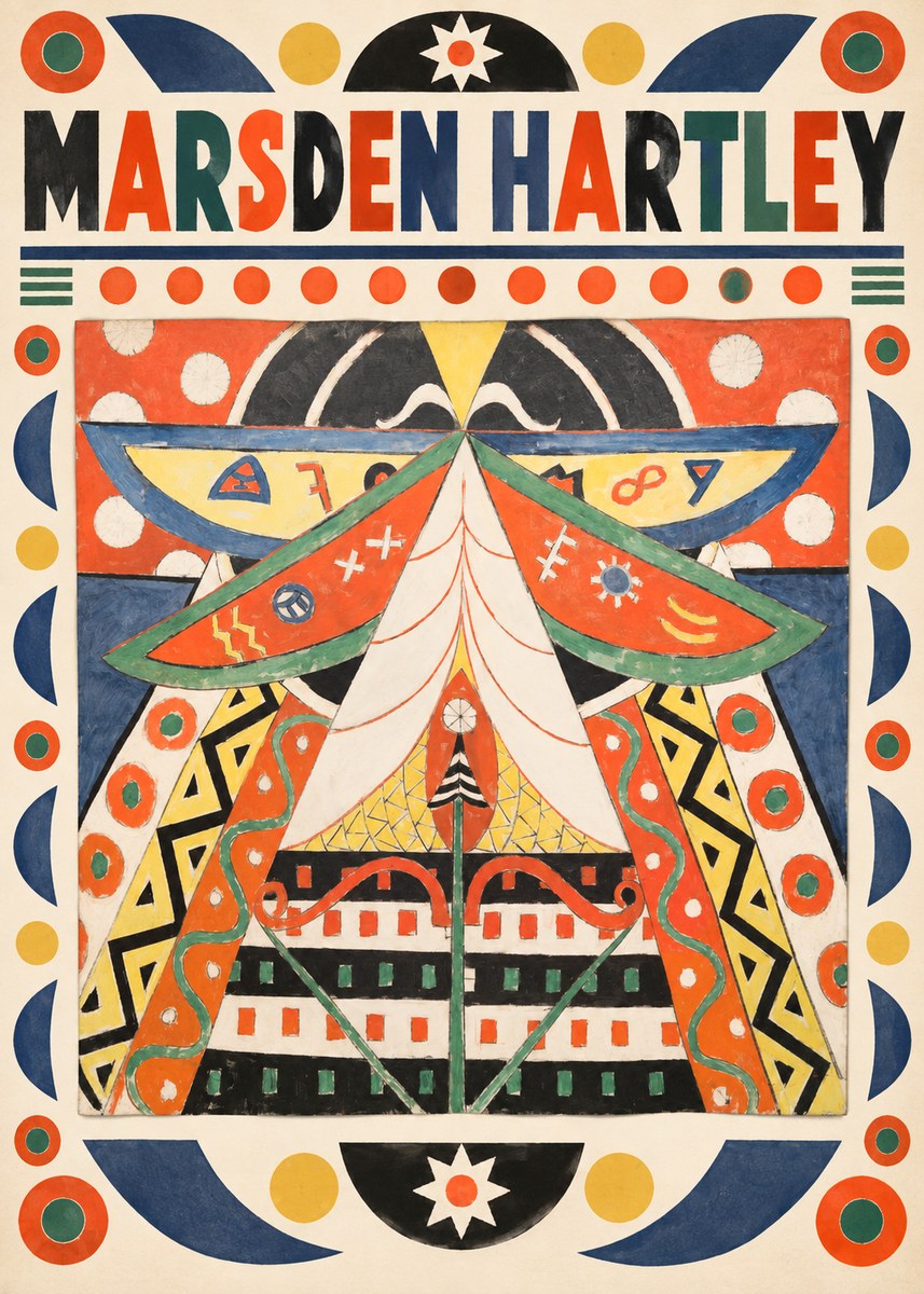 Marsden Hartley Painting No. 5 No3 - Affiche