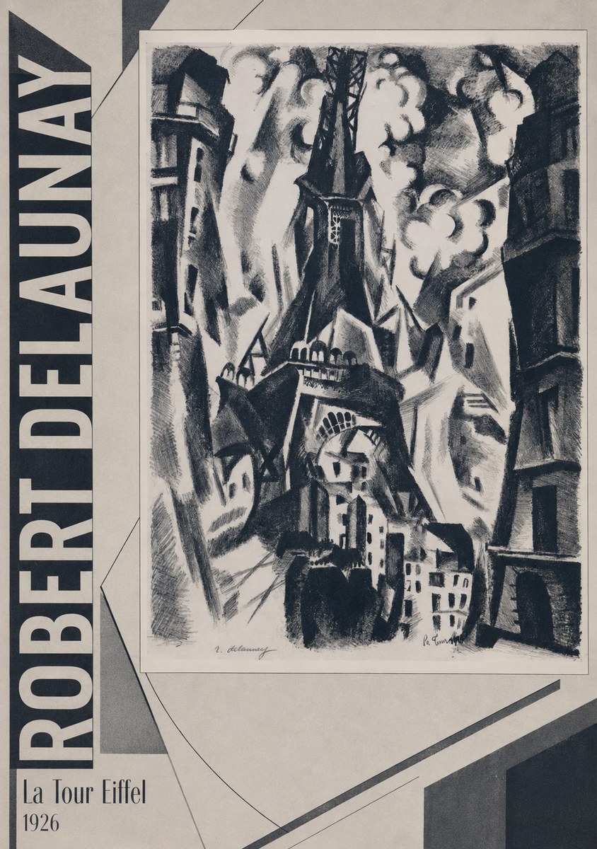 Robert Delaunay La Tour Eiffel No2 - Affiche