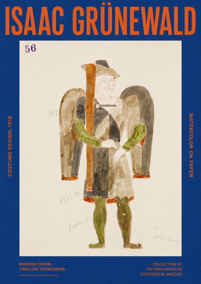 Isaac Grünewald Costume Design IV No2 - Affiche