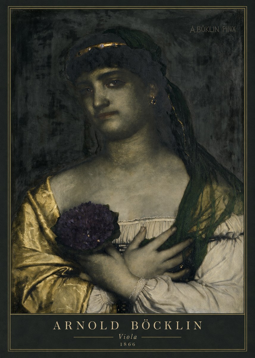 Arnold Böcklin Viola No3 - Affiche