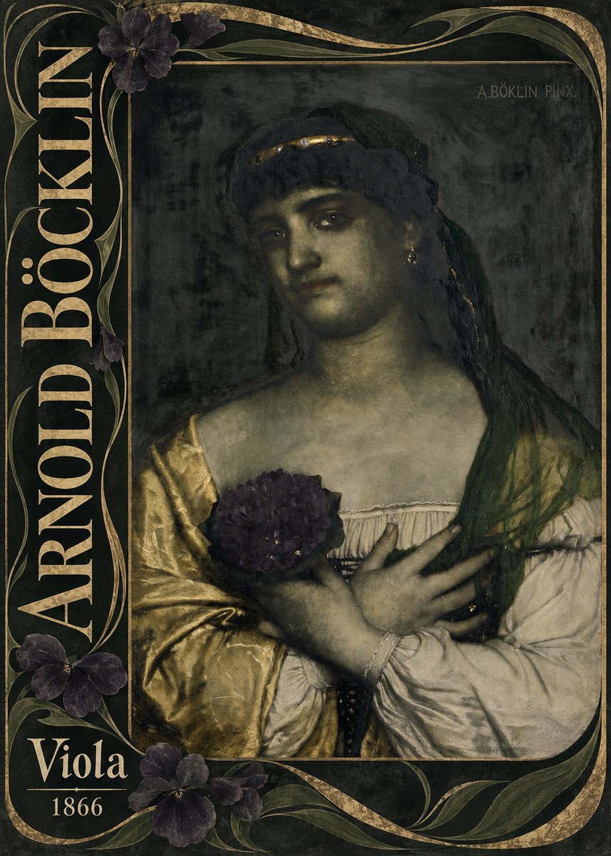 Arnold Böcklin Viola No5 - Affiche