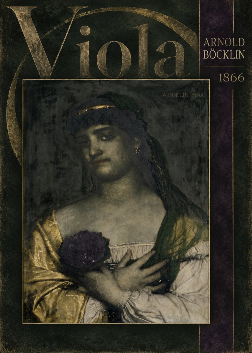 Arnold Böcklin Viola No6 - Affiche