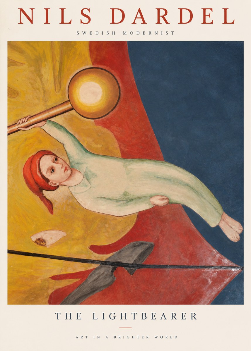 Nils Dardel The Lightbearer No1 - Affiche