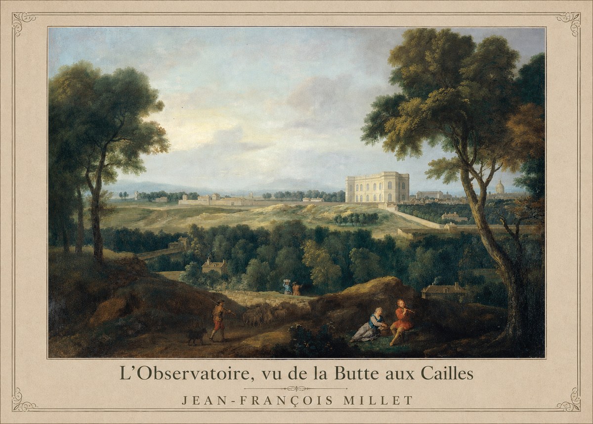 Jean-François Millet L'observatoire, Vu De La Butte Aux Cailles No1 - Affiche