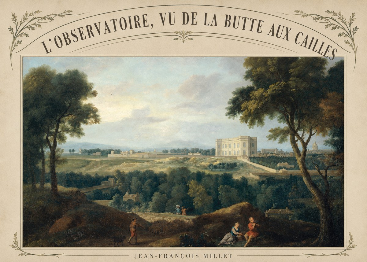 Jean-François Millet L'observatoire, Vu De La Butte Aux Cailles No3 - Affiche