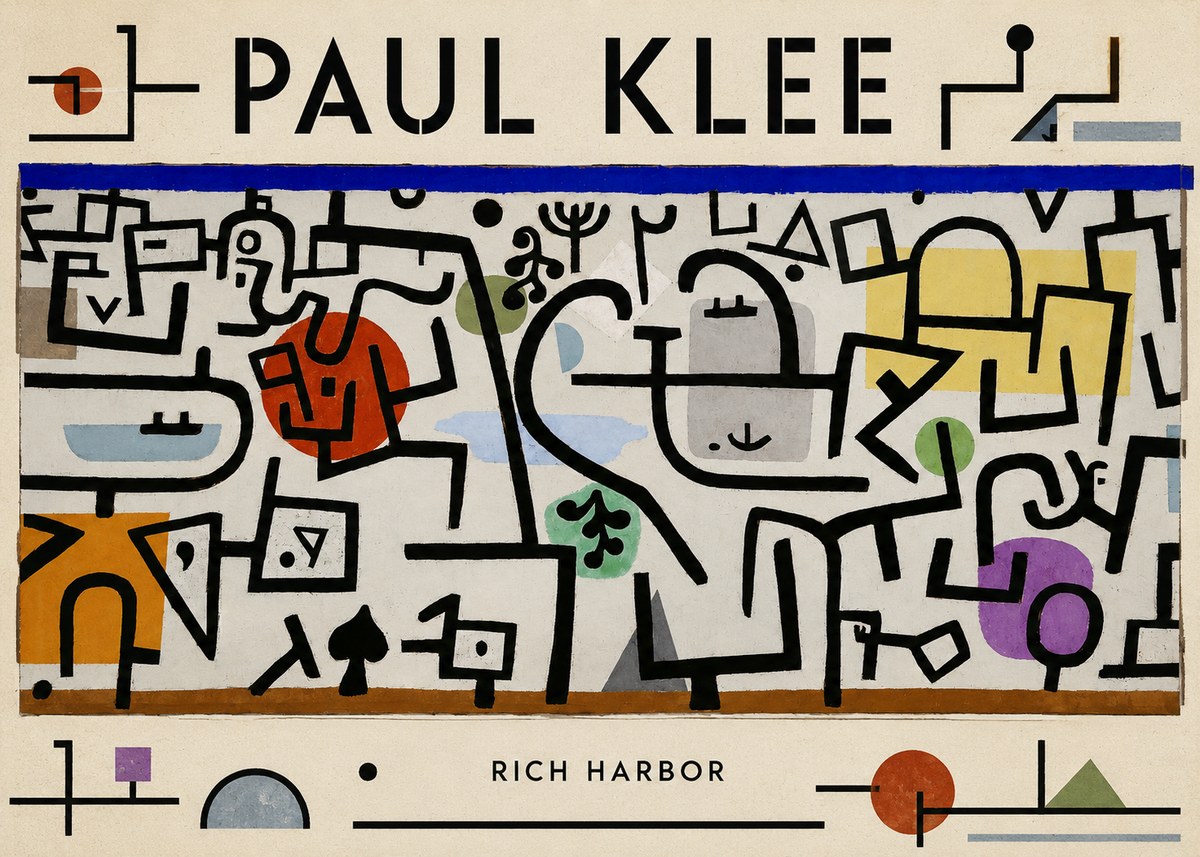 Paul Klee Rich Harbor No1 - Affiche