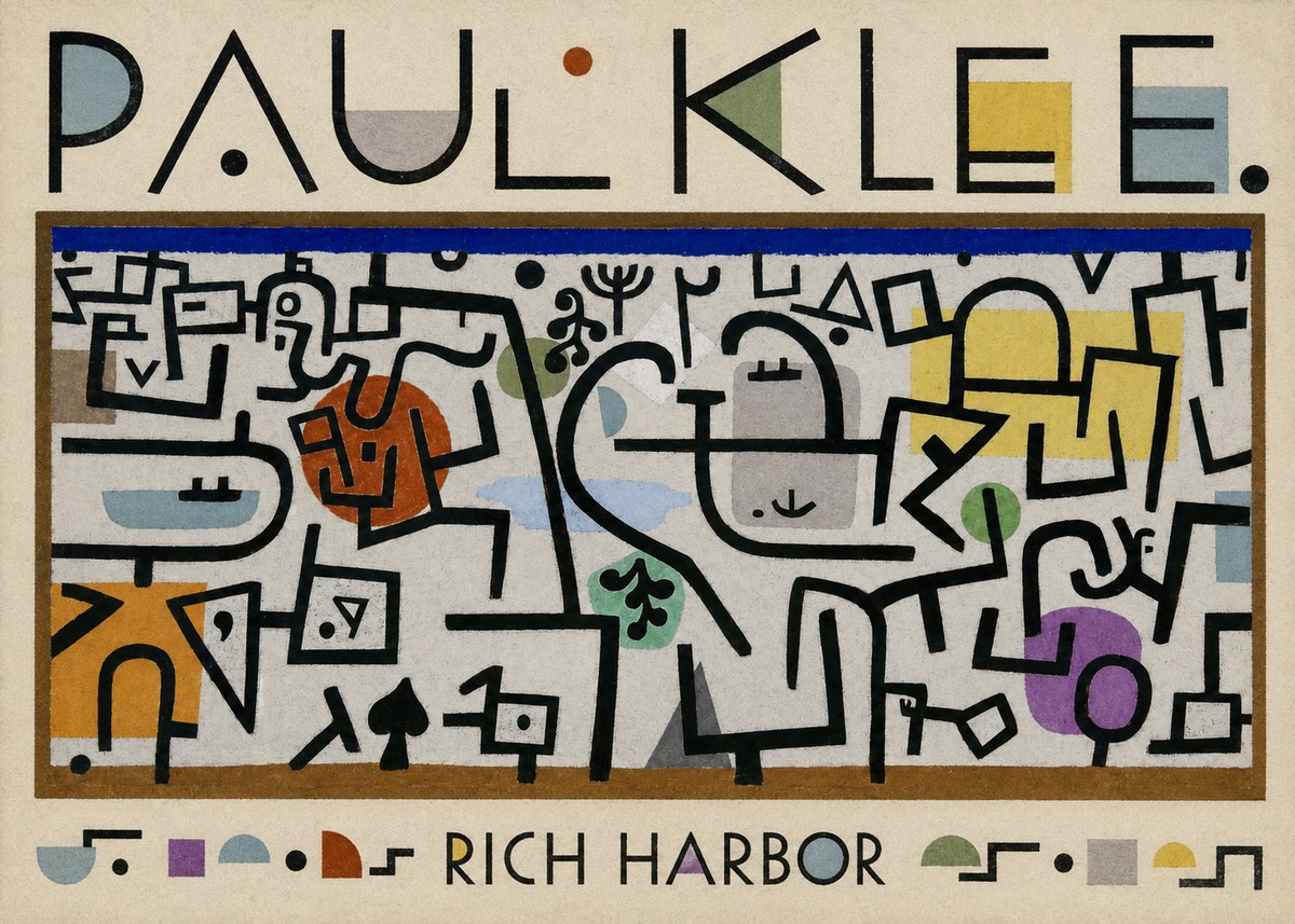 Paul Klee Rich Harbor No6 - Affiche