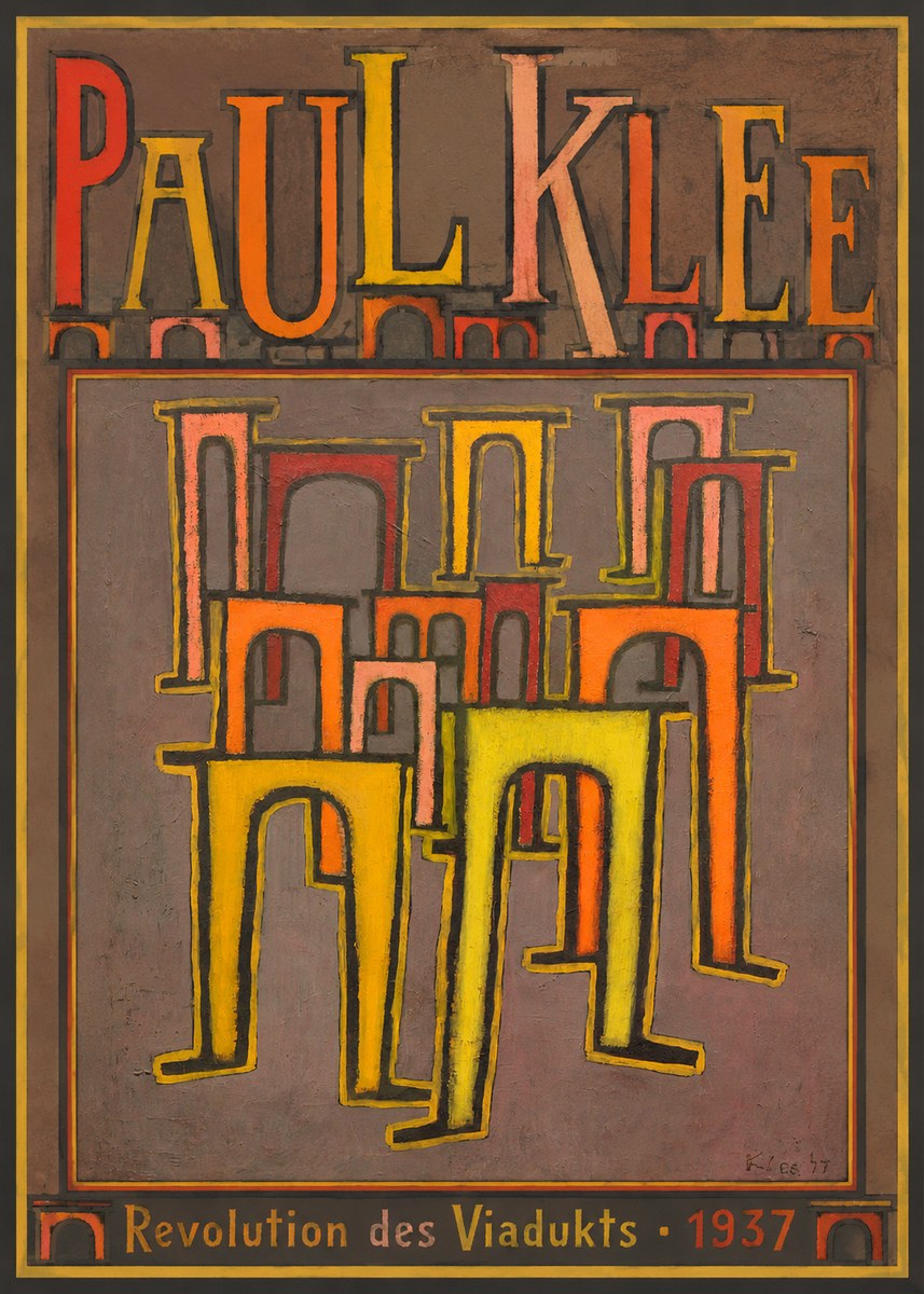 Paul Klee Revolution Des Viadukts No5 - Affiche