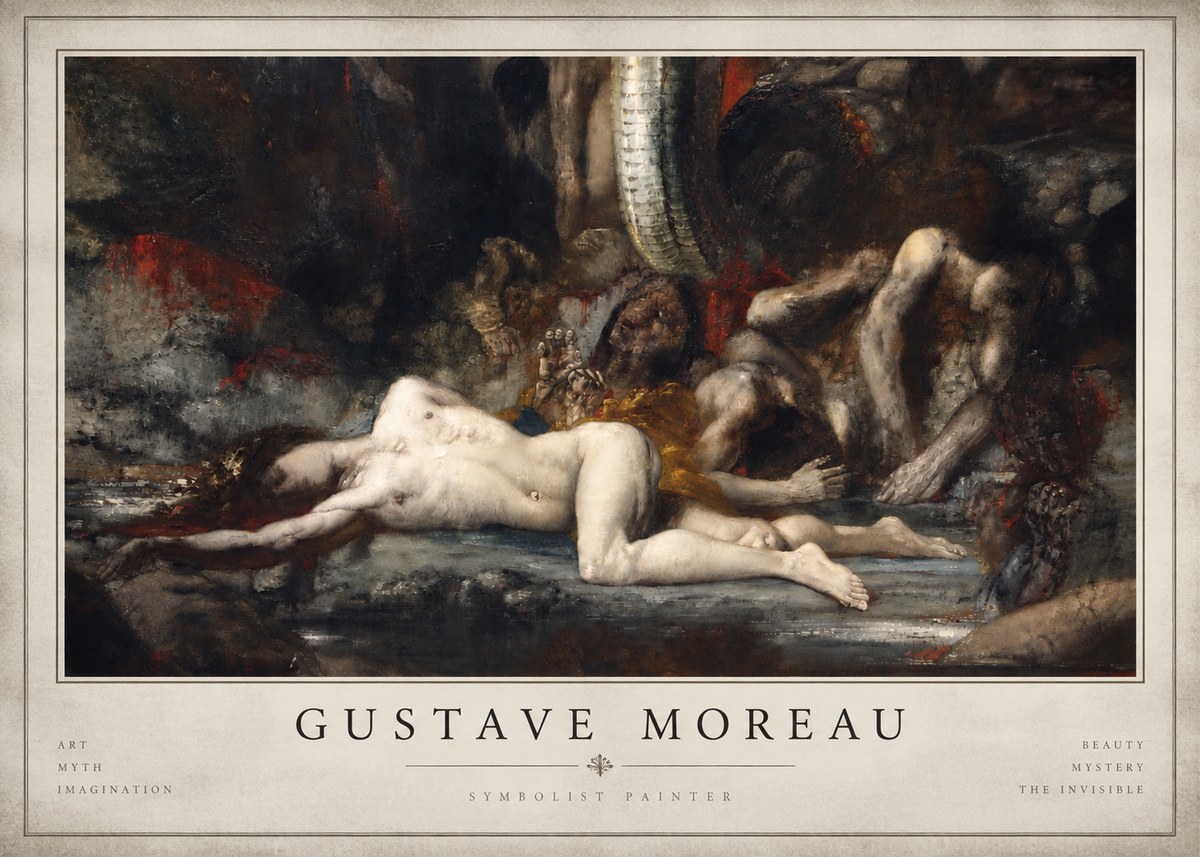 Gustave Moreau Despair No3 - Affiche