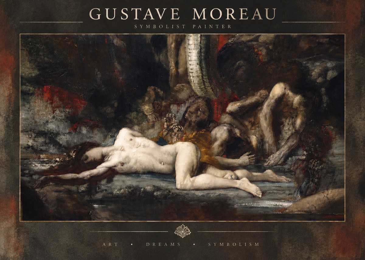 Gustave Moreau Despair No5 - Affiche
