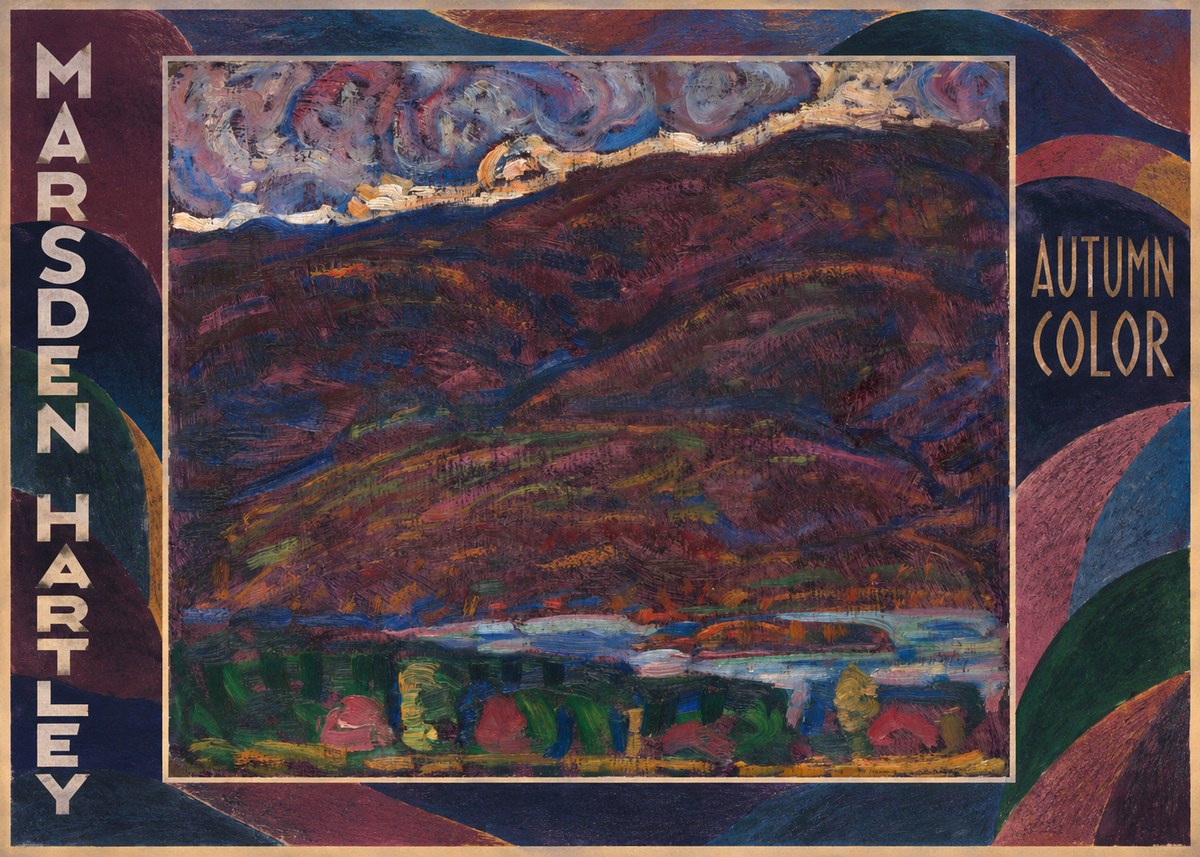 Marsden Hartley Autumn Color No1 - Affiche
