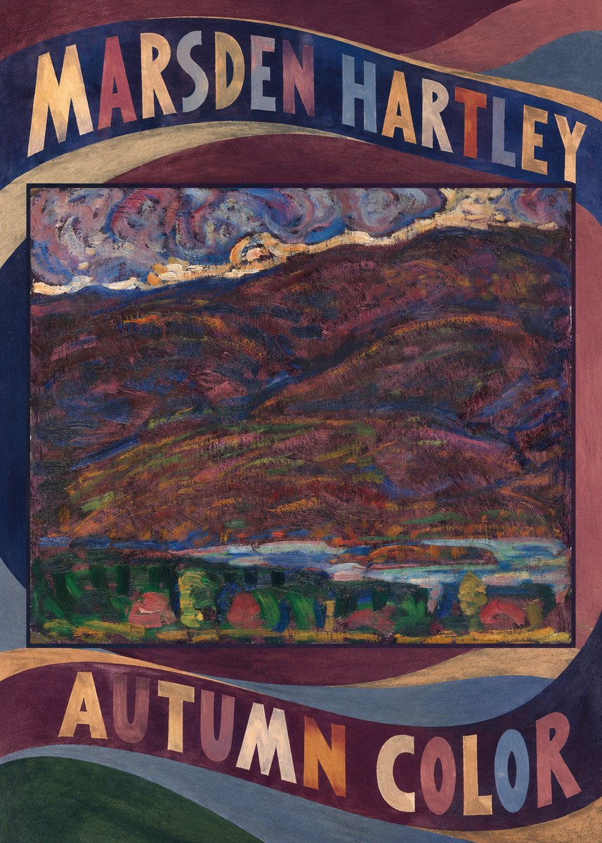 Marsden Hartley Autumn Color No3 - Affiche