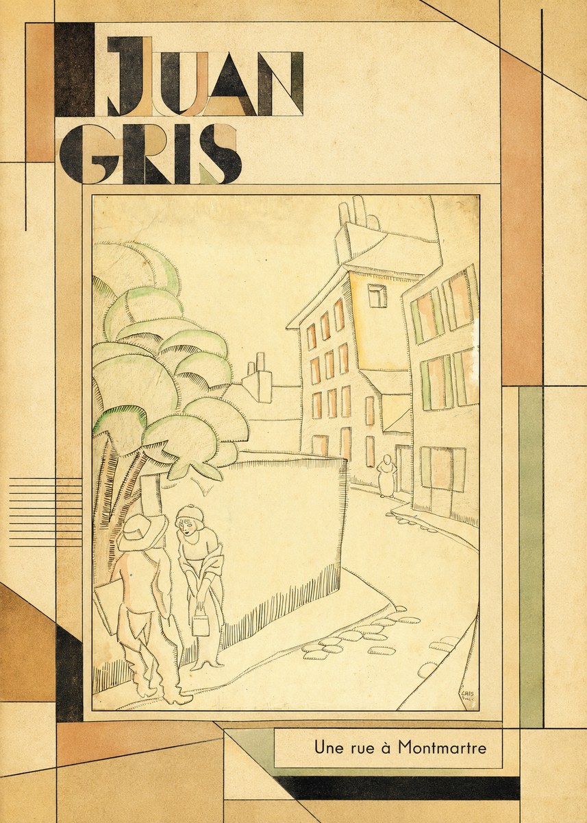 Juan Gris Une Rue À Montmartre No2 - Affiche