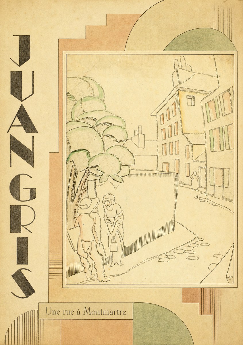 Juan Gris Une Rue À Montmartre No6 - Affiche