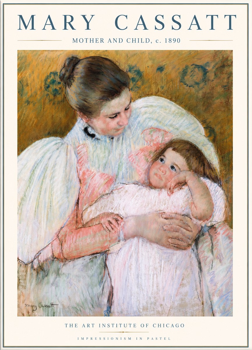 Mary Cassatt Mother and Child VI No3 - Affiche