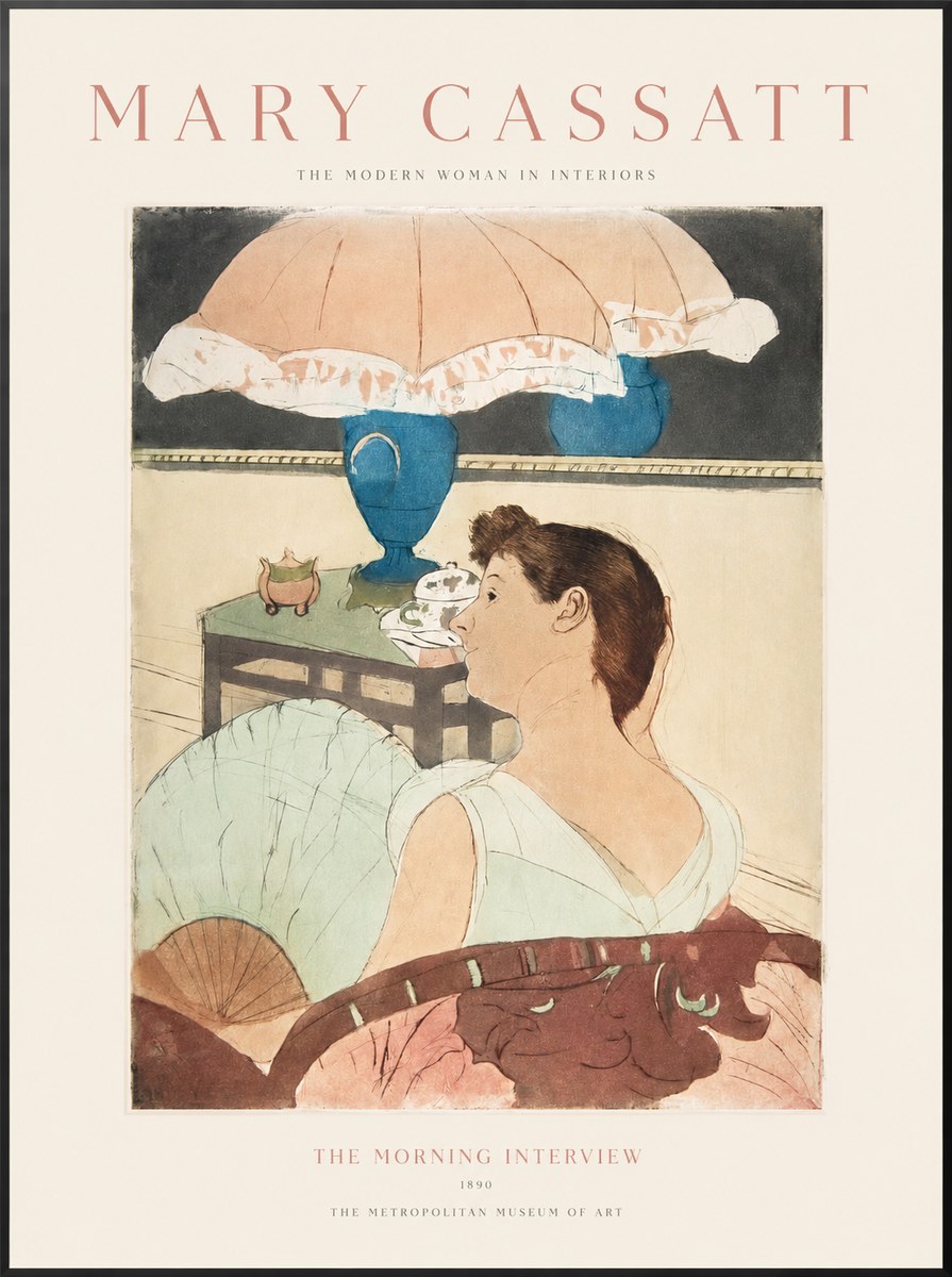 Mary Cassatt The Morning Interview No1 - Affiche