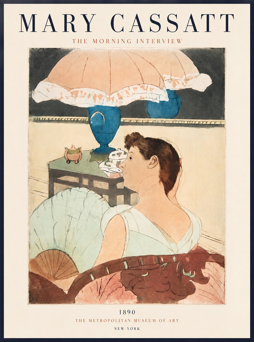 Mary Cassatt The Morning Interview No2 - Affiche