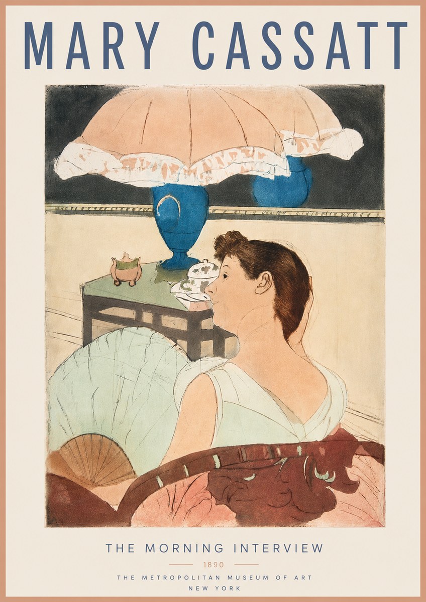 Mary Cassatt The Morning Interview No4 - Affiche