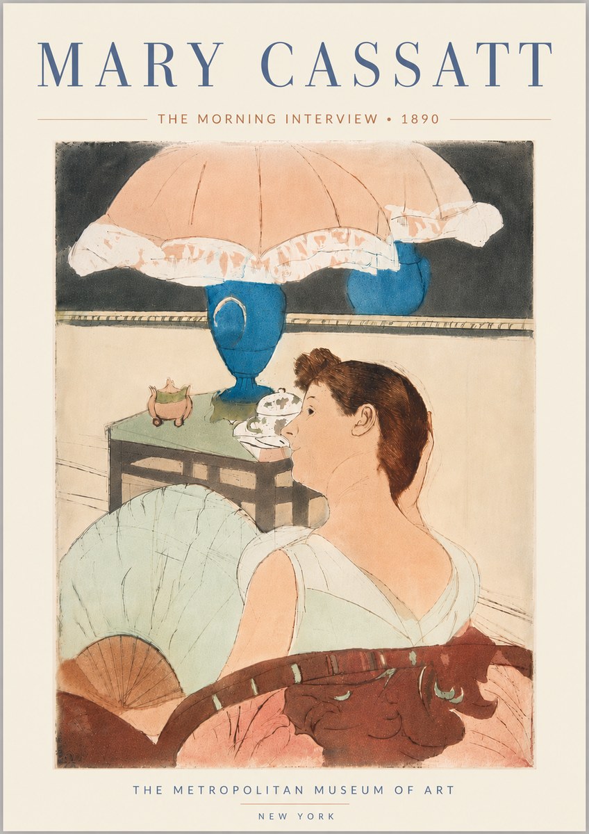 Mary Cassatt The Morning Interview No6 - Affiche