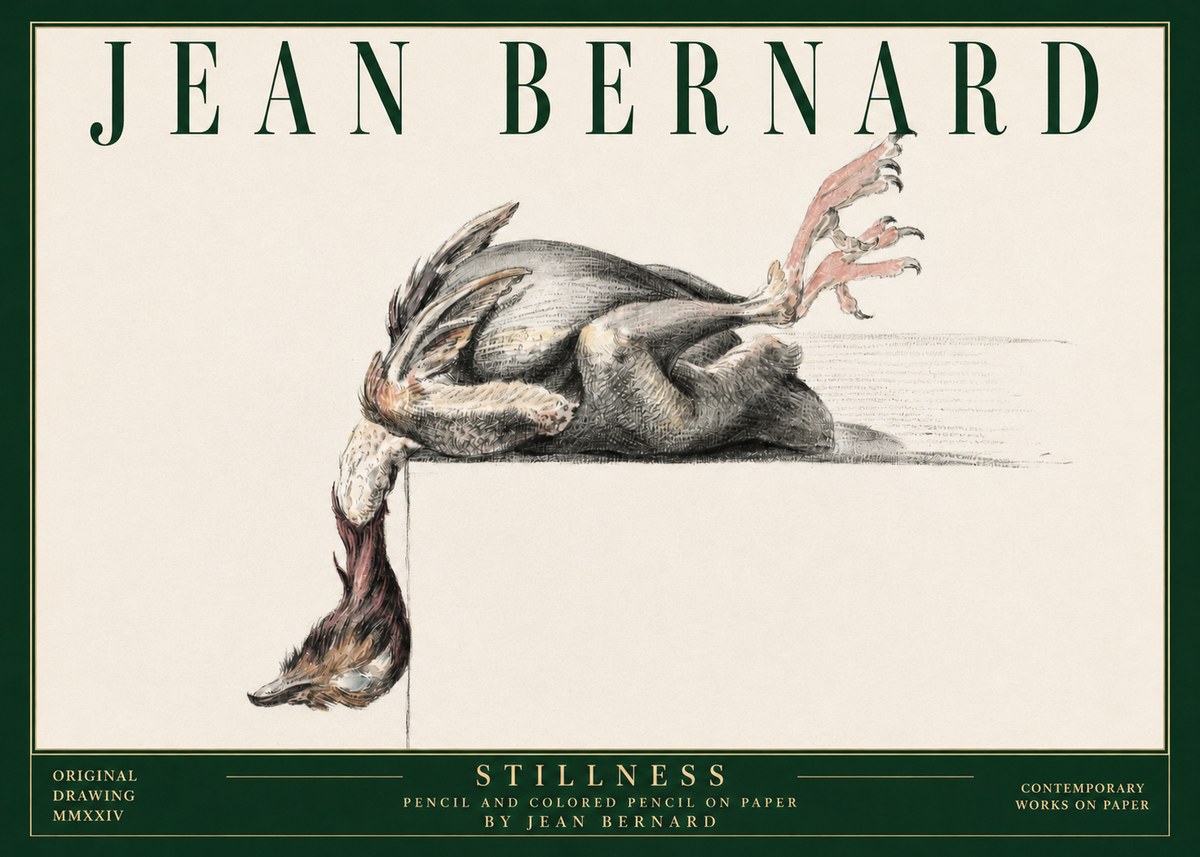 Jean Bernard Stillness No3 - Affiche