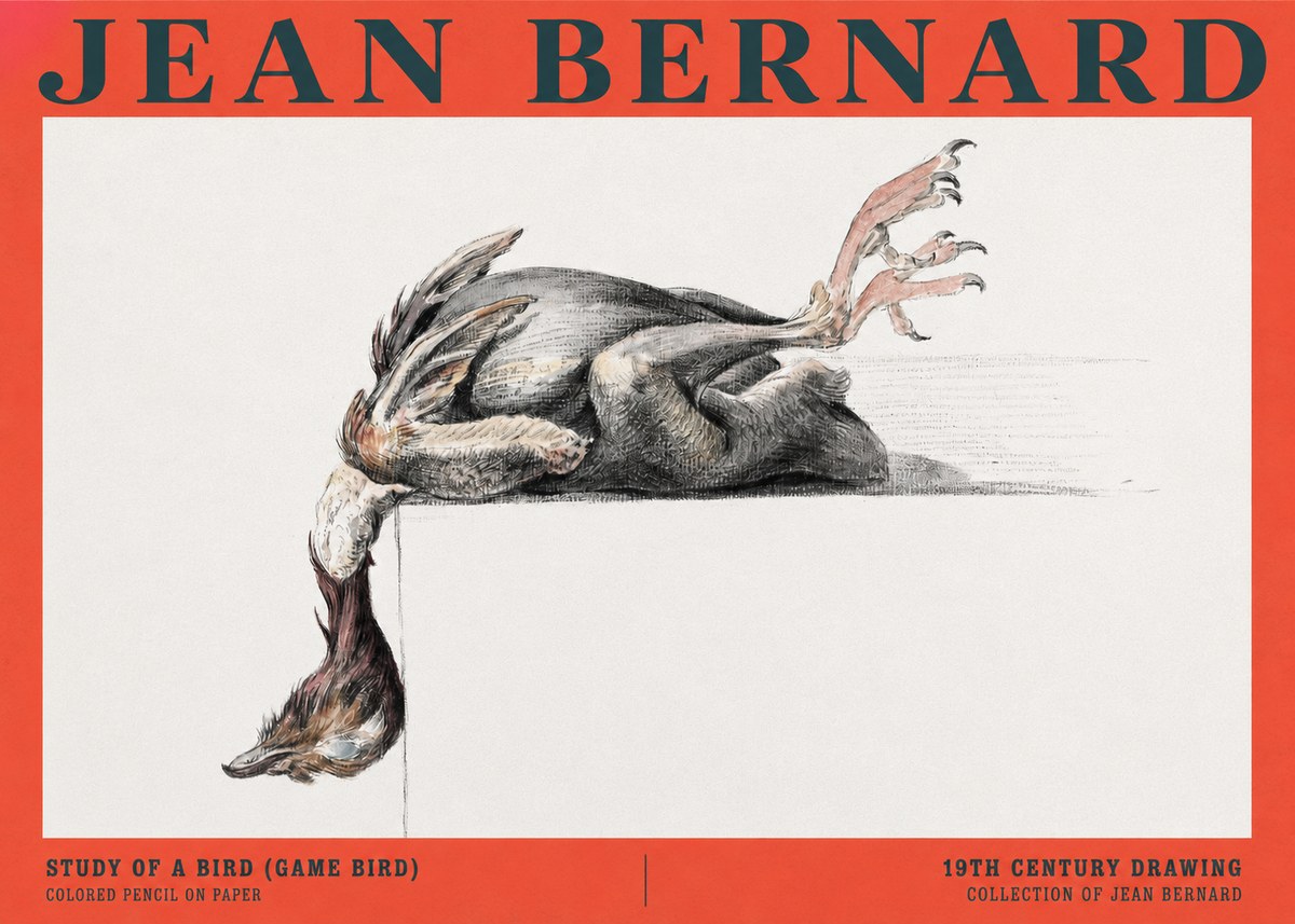 Jean Bernard Stillness No5 - Affiche