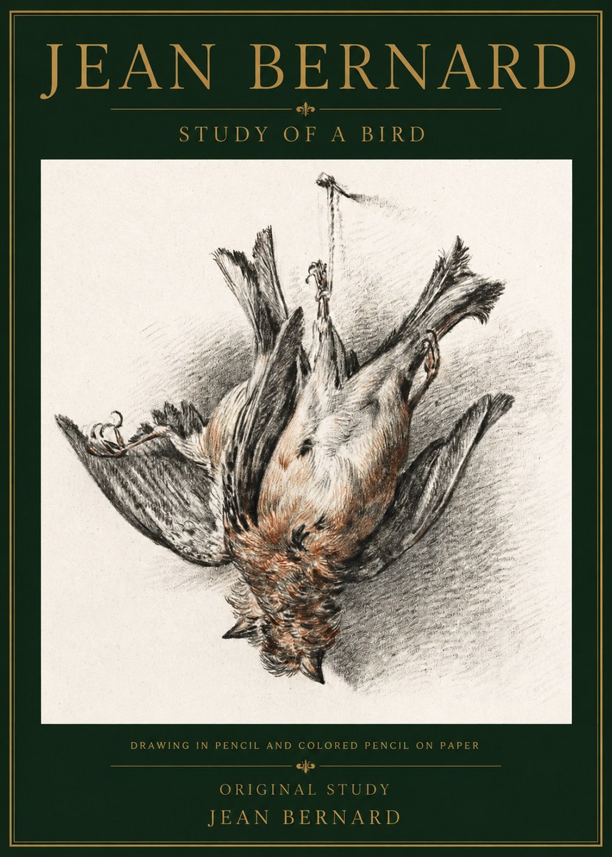 Jean Bernard Study of a Bird IV No5 - Affiche