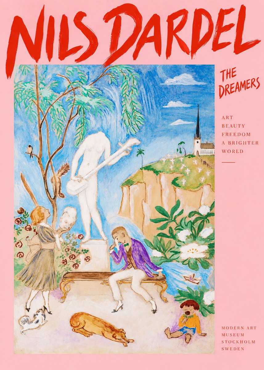 Nils Dardel The Song No3 - Affiche