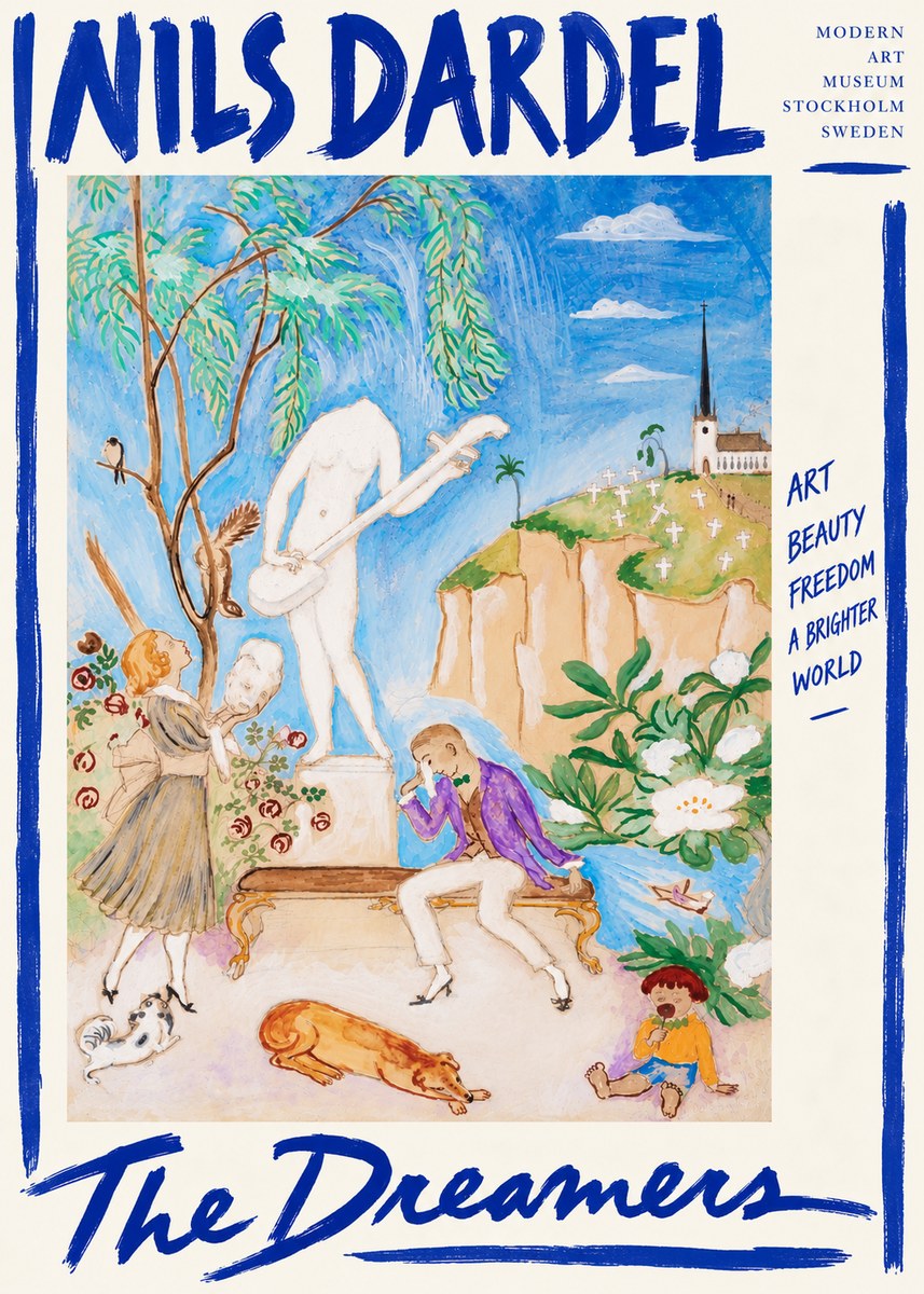 Nils Dardel The Song No5 - Affiche