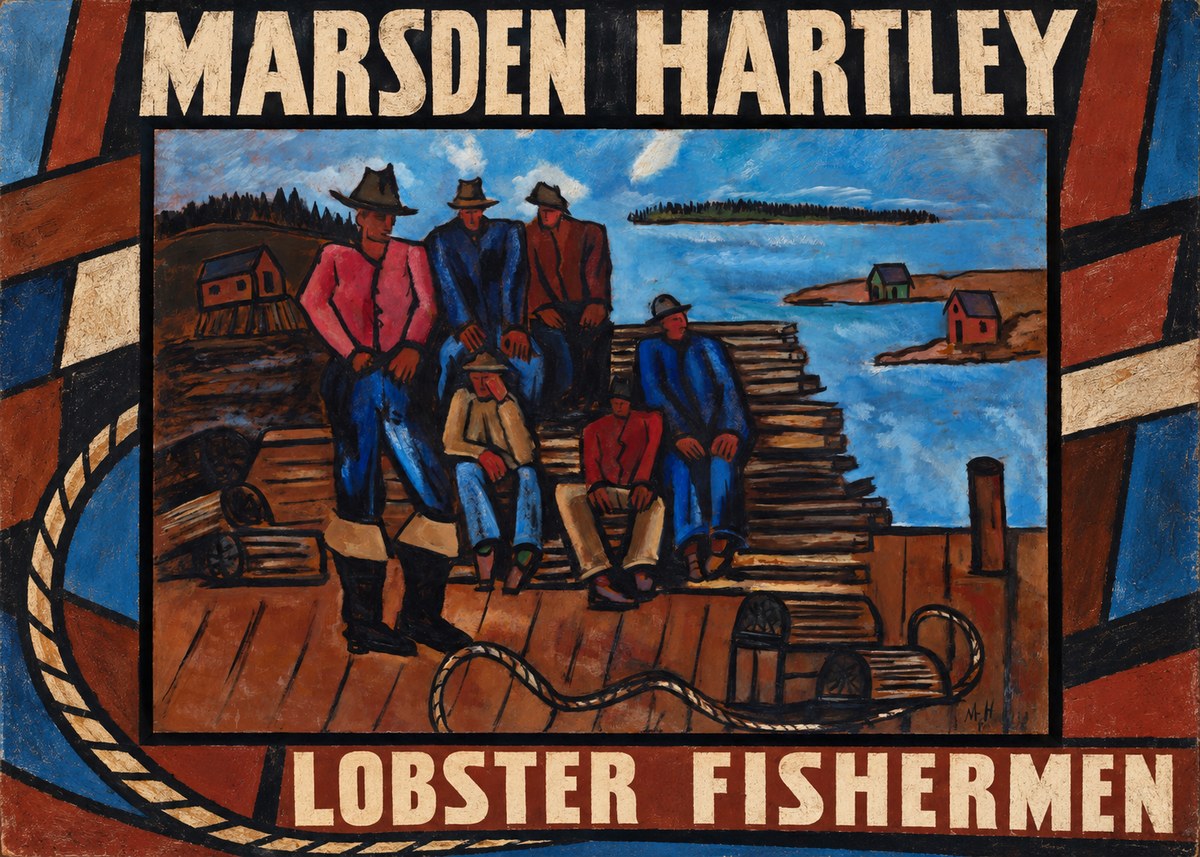 Marsden Hartley Lobster Fishermen I No3 - Affiche