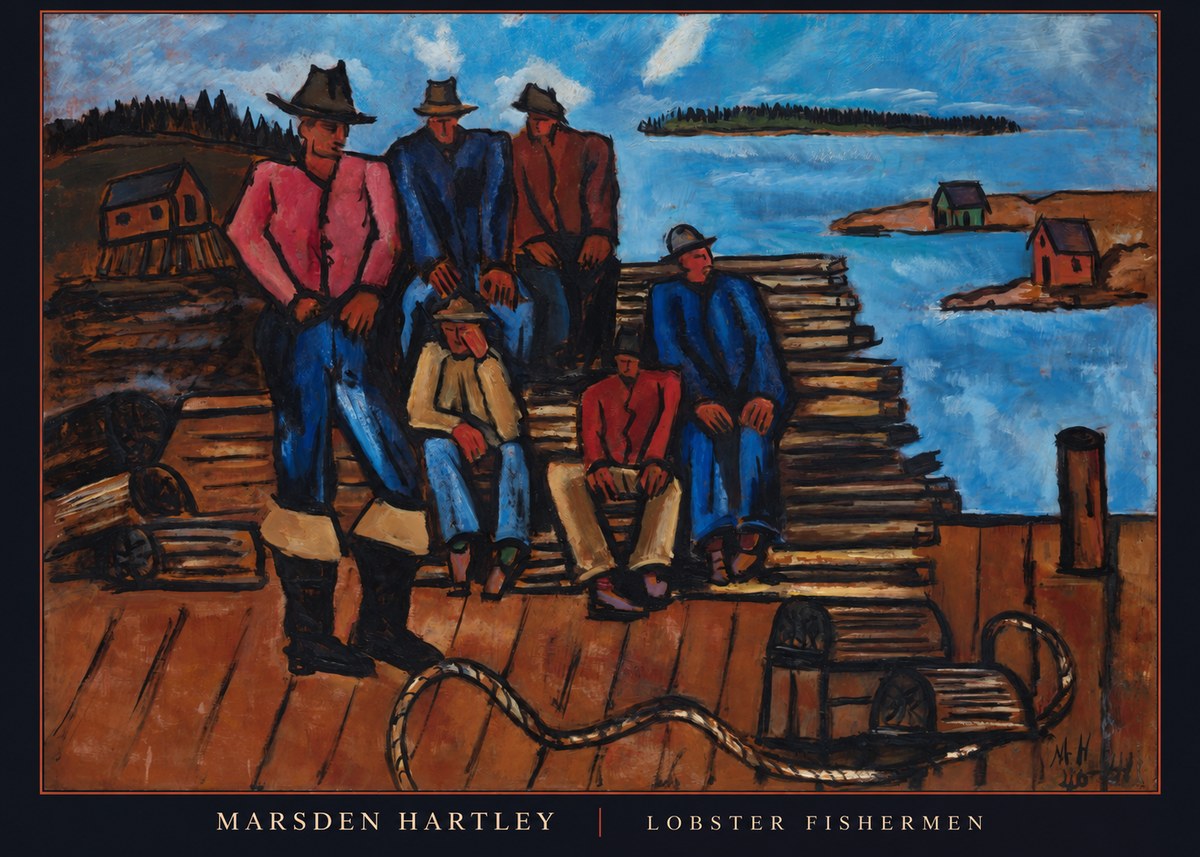Marsden Hartley Lobster Fishermen I No4 - Affiche