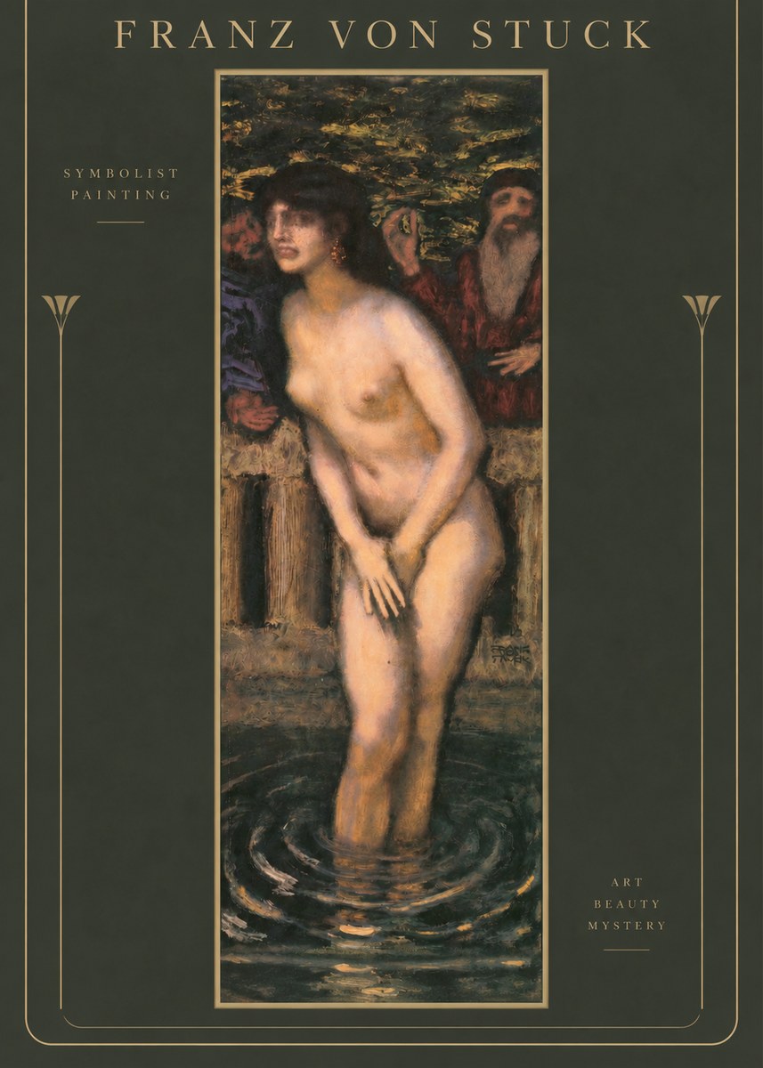 Franz von Stuck Susanna No2 - Affiche