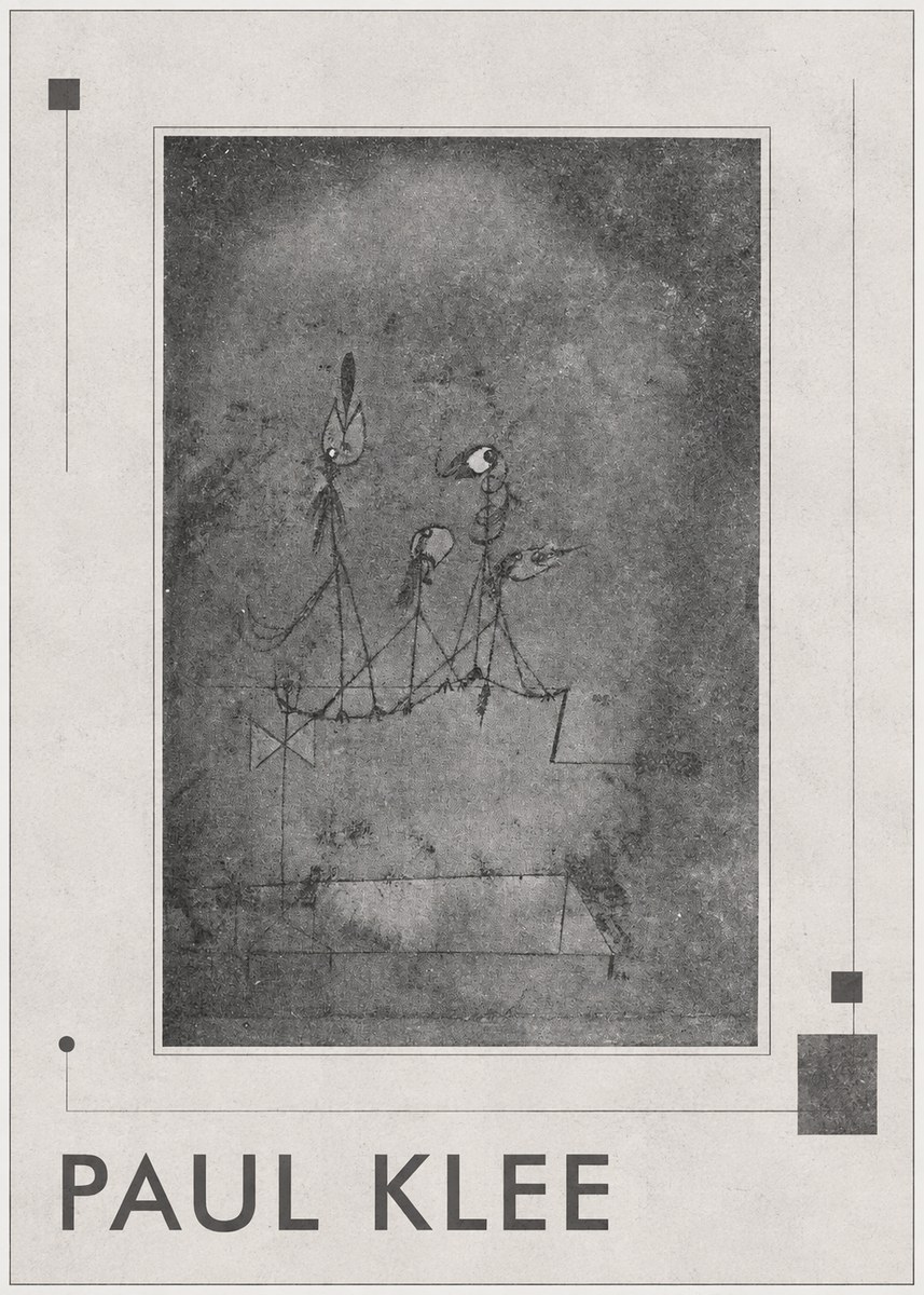 Paul Klee Group of Figures No1 - Affiche