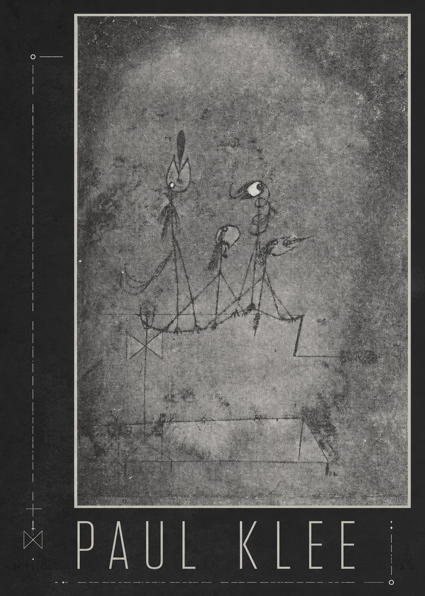 Paul Klee Group of Figures No3 - Affiche