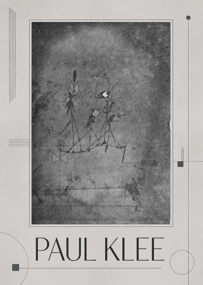 Paul Klee Group of Figures No4 - Affiche
