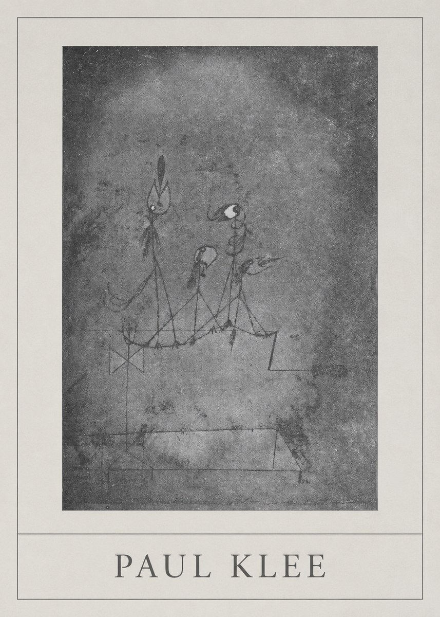 Paul Klee Group of Figures No5 - Affiche