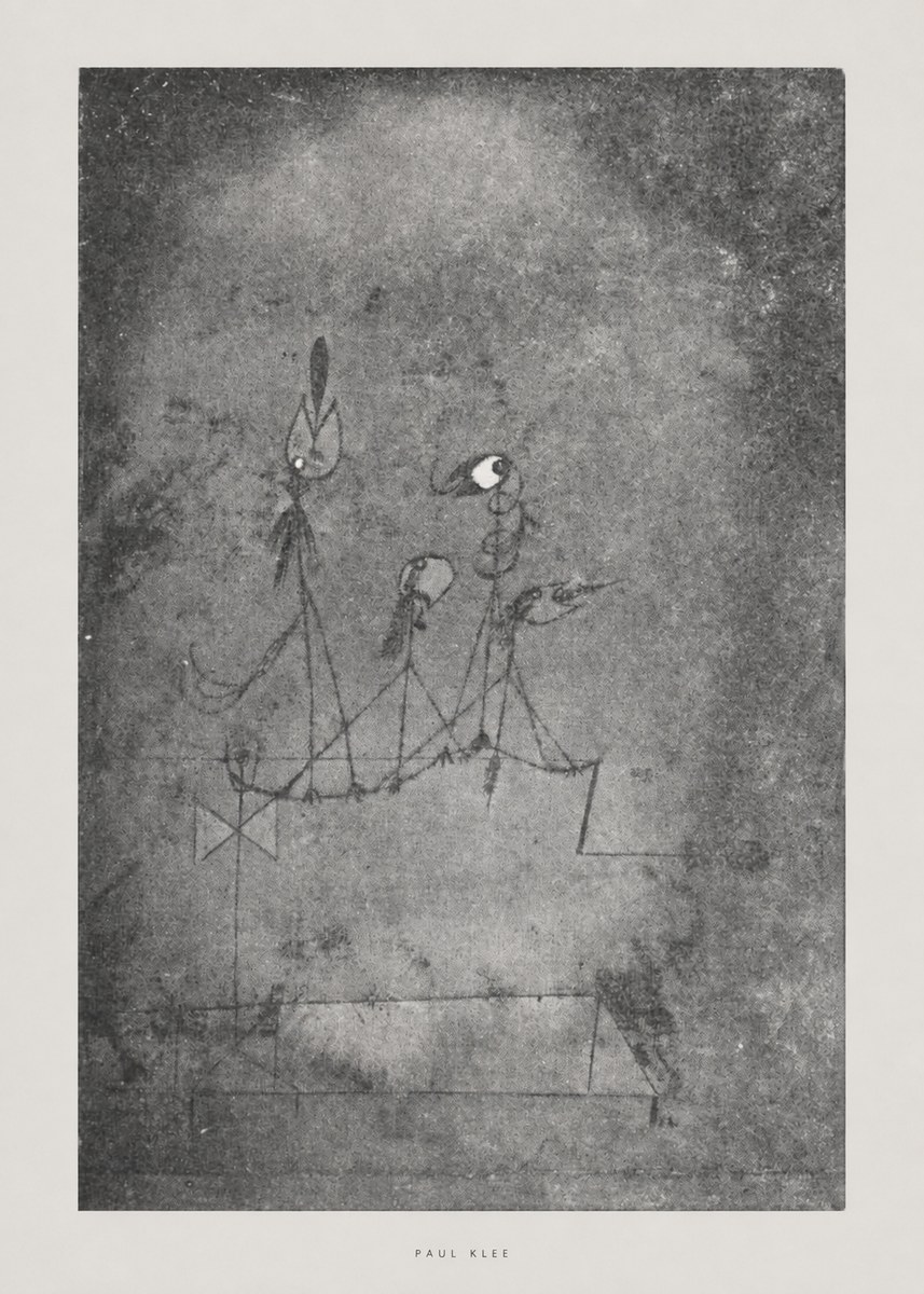 Paul Klee Group of Figures No6 - Affiche