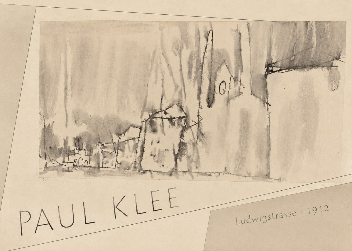 Paul Klee Ludwigstrasse No5 - Affiche
