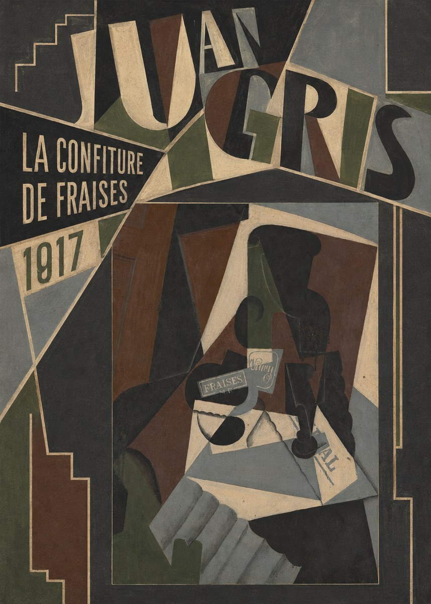 Juan Gris La Confiture De Fraises No5 - Affiche