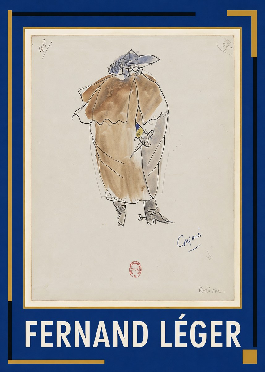Fernand Léger Bolivar III No1 - Affiche