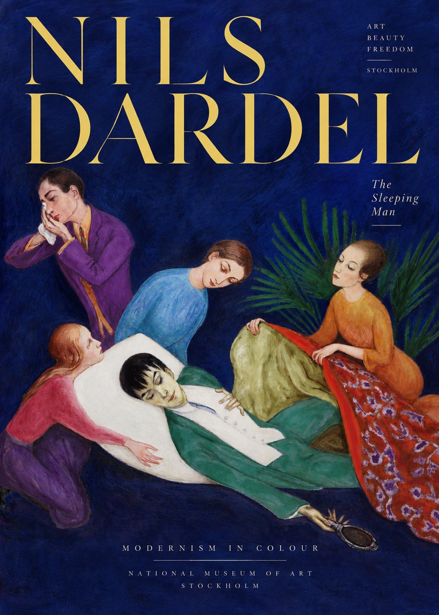Nils Dardel The Sleeping Man No3 - Affiche