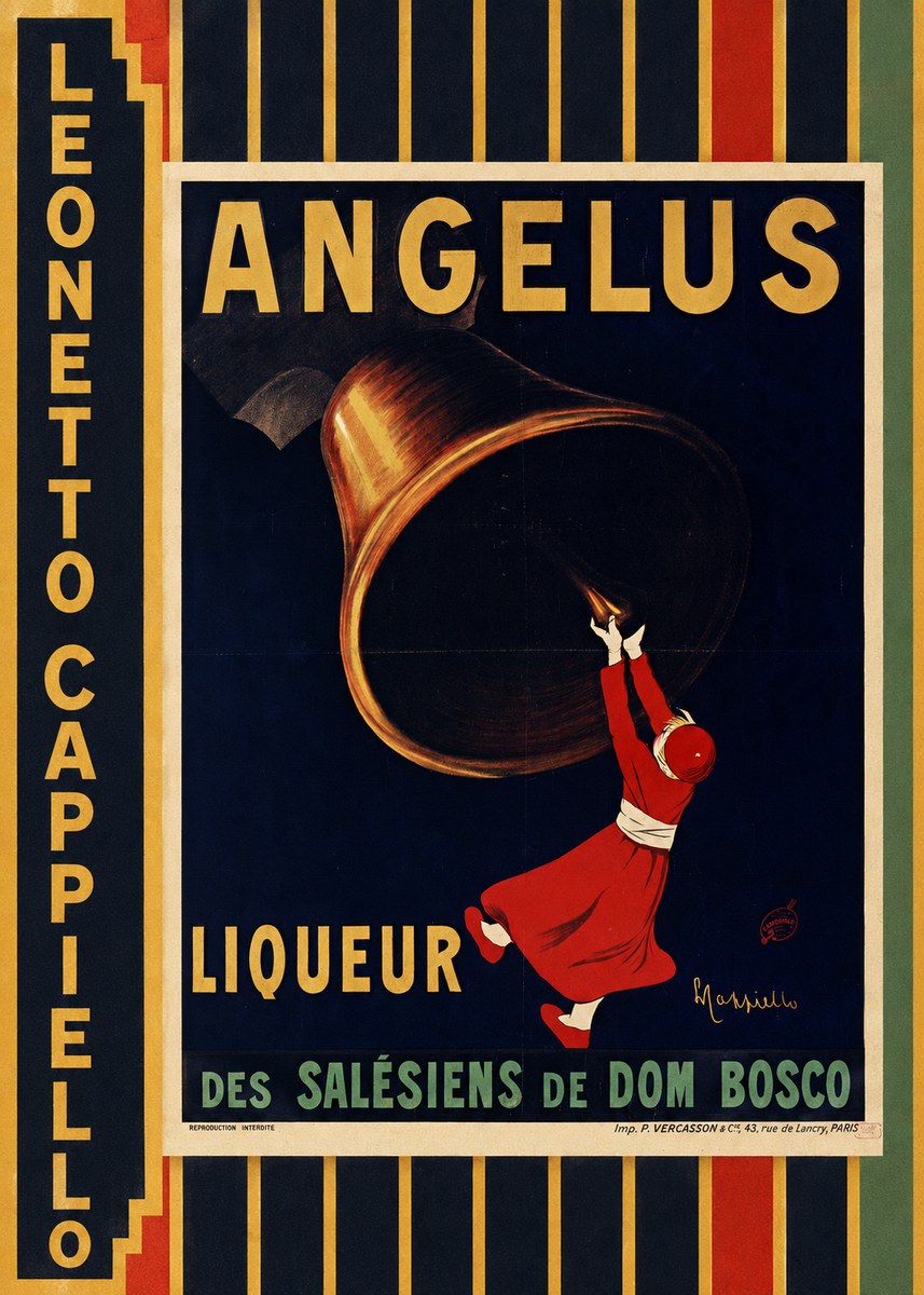 Leonetto Cappiello Angelus Liqueur No5 - Affiche