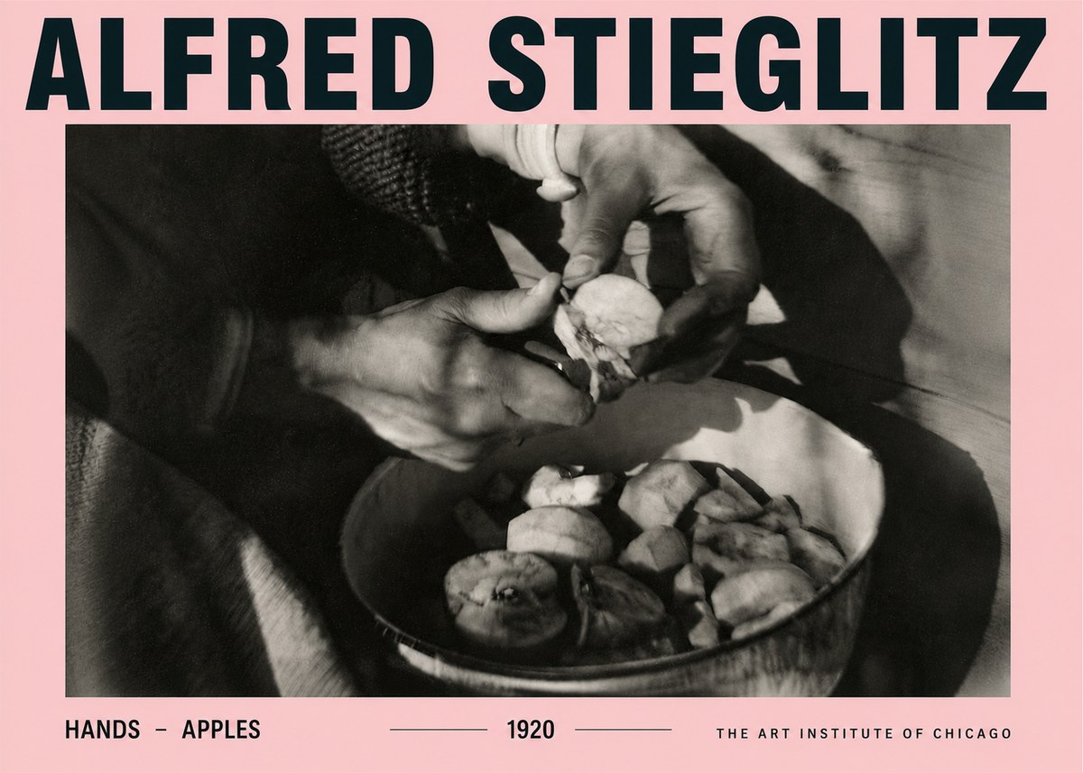 Alfred Stieglitz Hands - Apples No4 - Affiche