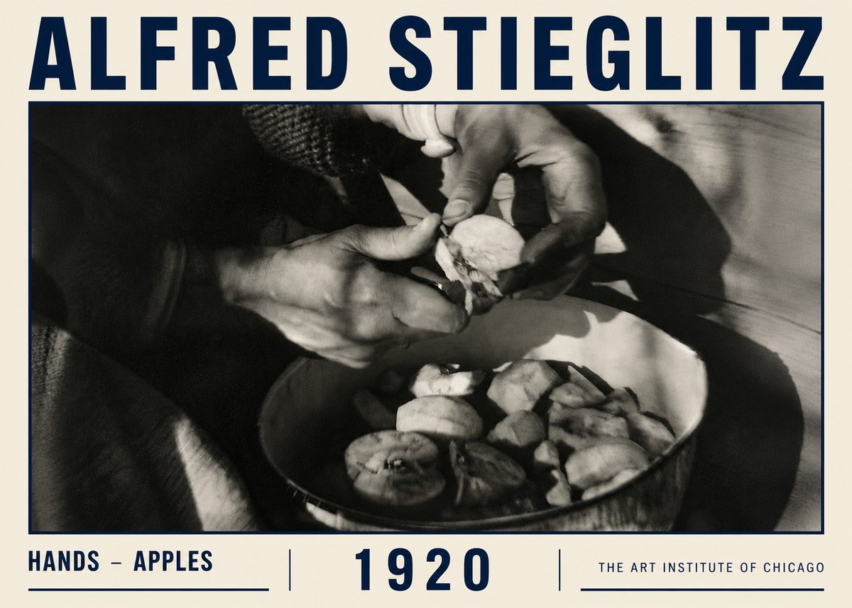 Alfred Stieglitz Hands - Apples No6 - Affiche