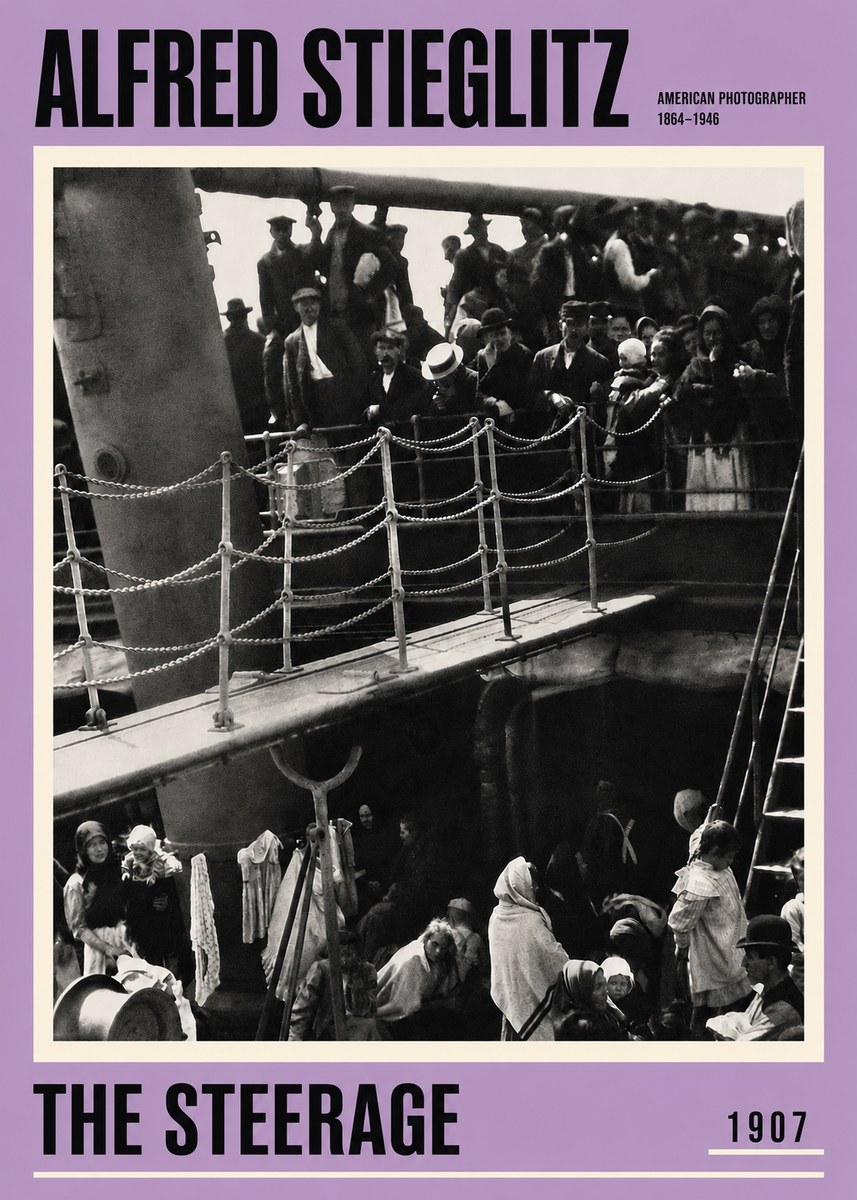 Alfred Stieglitz The Steerage – 1907 No4 - Affiche
