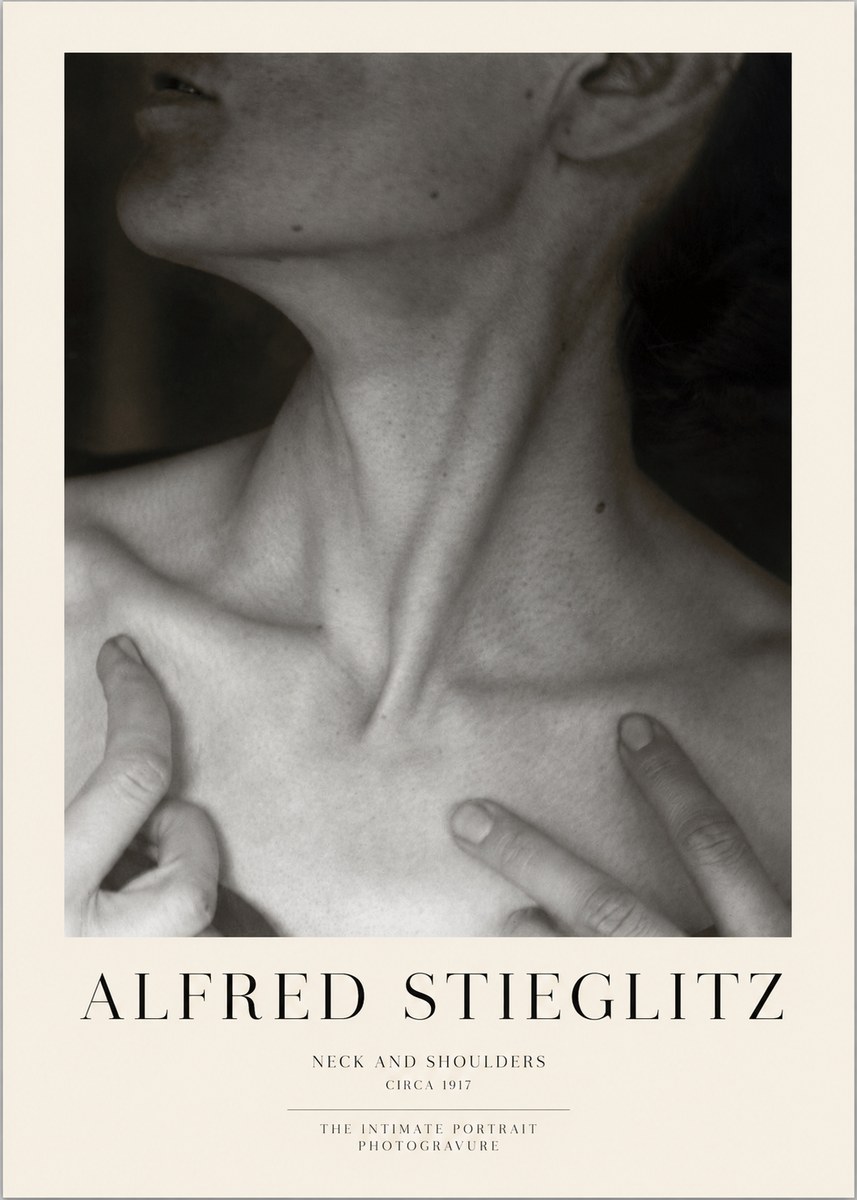 Alfred Stieglitz Neck and Shoulders No1 - Affiche