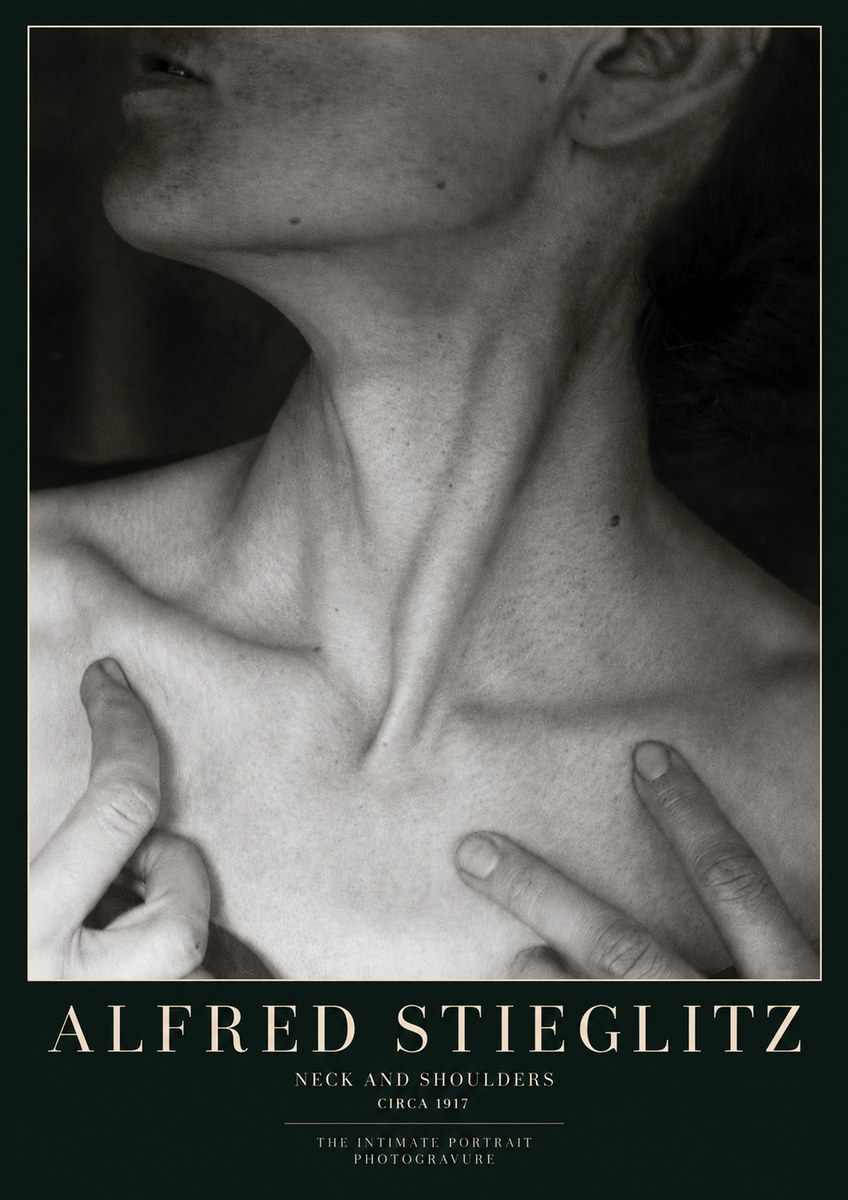 Alfred Stieglitz Neck and Shoulders No3 - Affiche