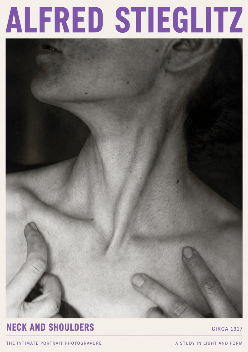 Alfred Stieglitz Neck and Shoulders No4 - Affiche