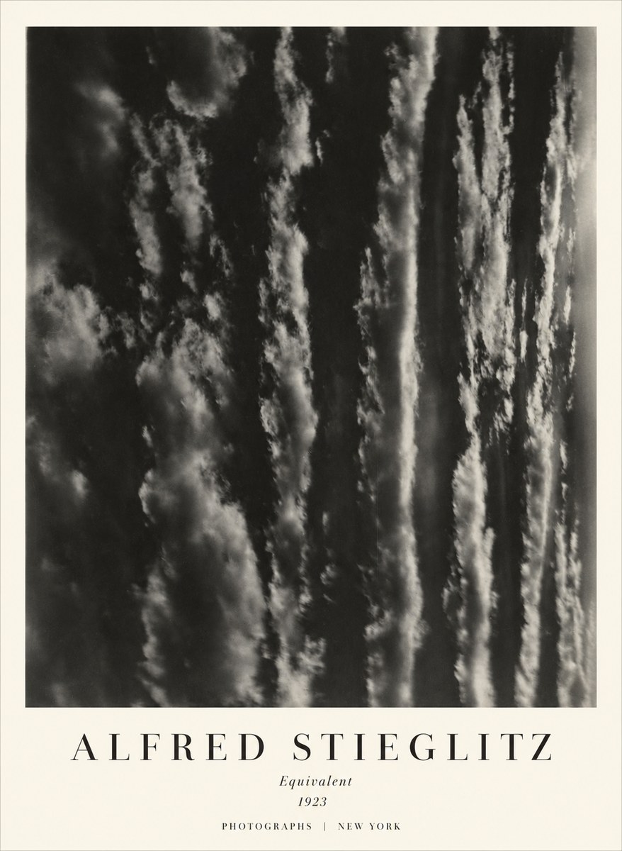 Alfred Stieglitz Equivalent I No3 - Affiche
