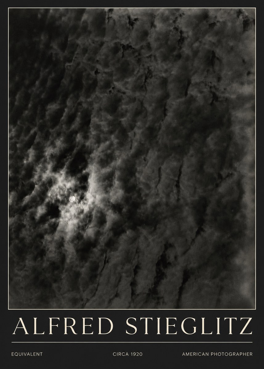 Alfred Stieglitz Equivalent II No5 - Affiche